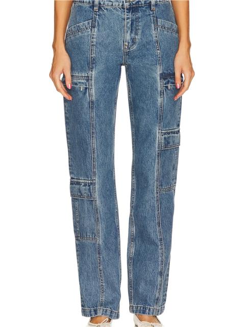 GRLFRND Naomi Low Rise Slim Cargo
