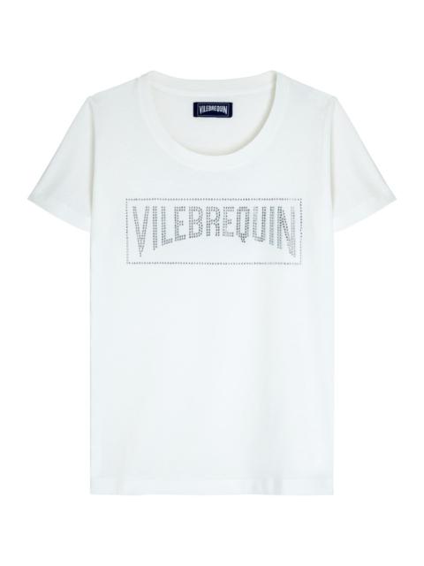 Vilebrequin Women Cotton Vilebrequin Rhinestone T-shirt