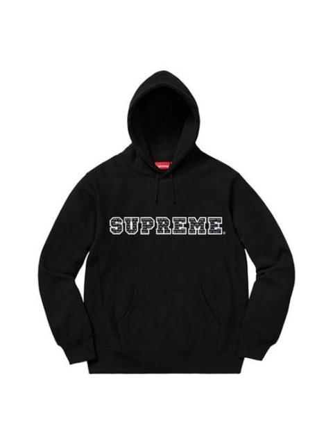 Supreme FW19 Week 1 The Most Hooded Sweatshirt logo 'Black' SUP-FW19-009