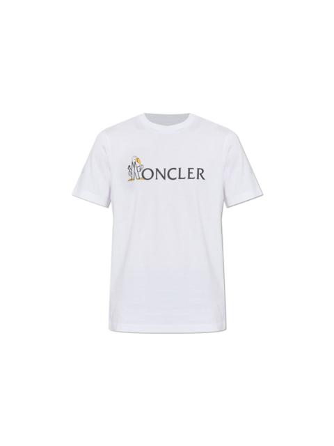 Moncler MONCLER White T-Shirt New & Authentic (Men's size:S;)
