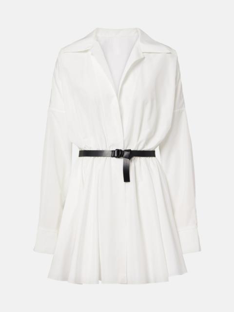 NORMA KAMALI Belted shirt dress