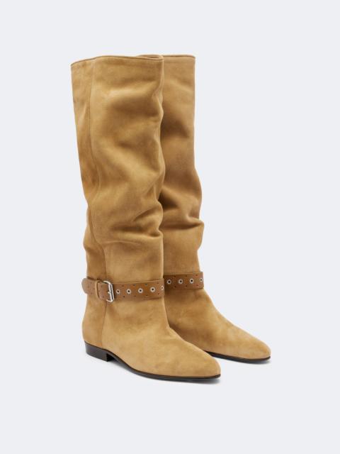 Isabel Marant Rilton suede knee-high boots