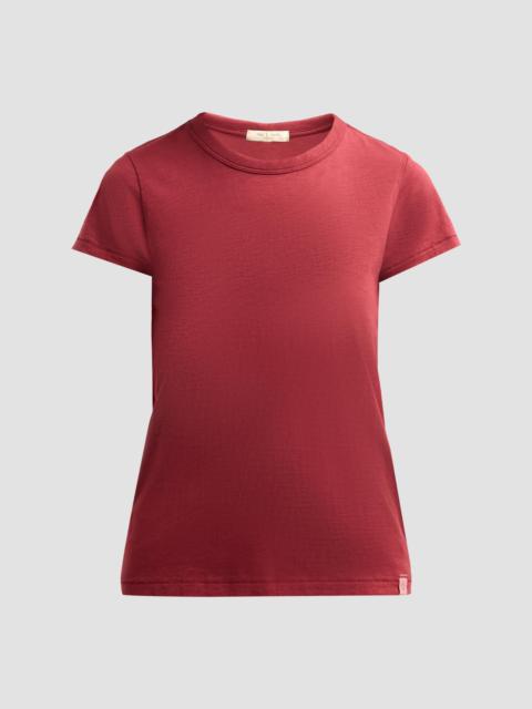 rag & bone Women's The Slub Cotton T-Shirt - Pomegranate