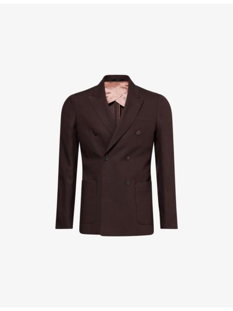 Paul Smith Double-Breasted Linen Blazer