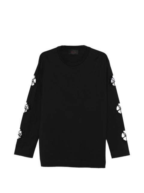 Simone Rocha cut-out long-sleeve T-shirt