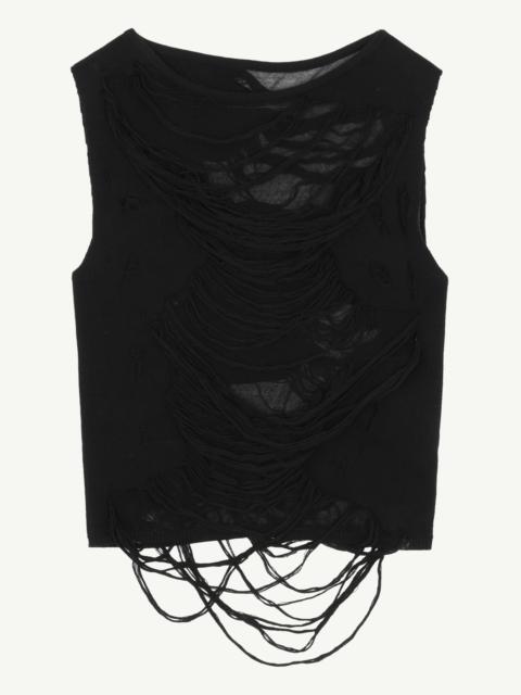 MM6 Maison Margiela Distressed Top
