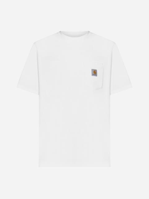 Chest-pocket cotton t-shirt