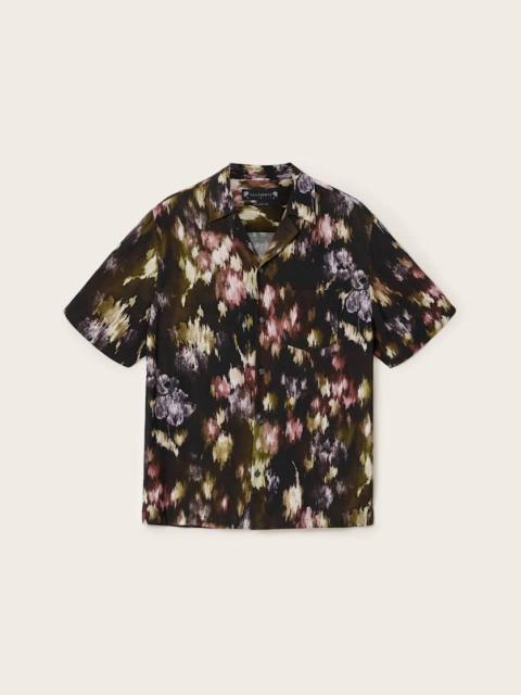 ALLSAINTS WILDFLOWER SHORT SLEEVE FLORAL PRINTED SHIRT