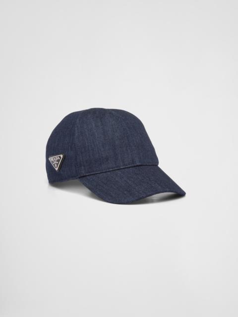 Prada Denim baseball cap