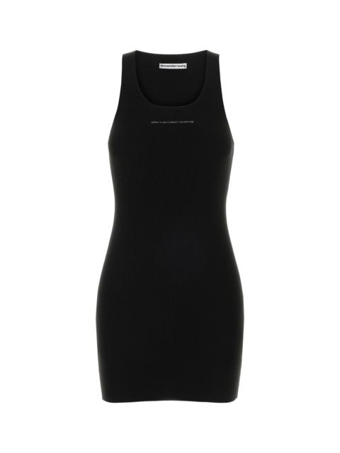Alexander Wang Black stretch nylon mini dress