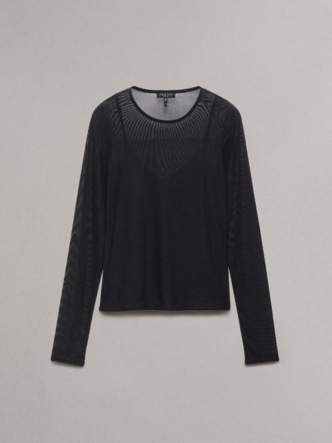 rag & bone Luca Mesh Layered T-Shirt