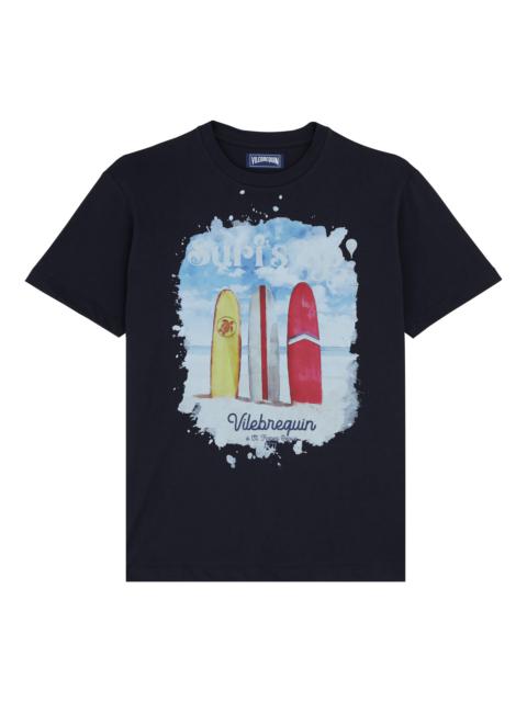 Vilebrequin Men Cotton T-Shirt Surf's Up