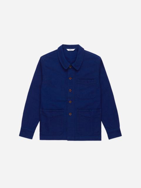 3sixteen French Work Jacket - Washed Indigo Moleskin