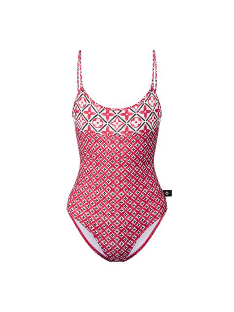 Louis Vuitton Monogram Flower Tile One-Piece Swimsuit