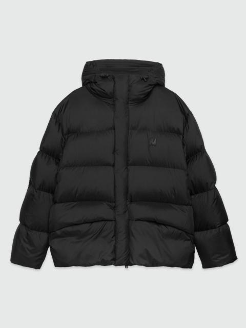 MSGM Nylon down jacket with "TheMwave" patch