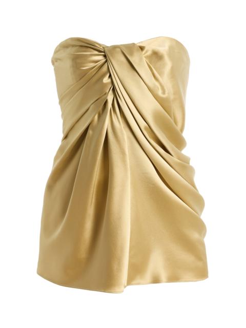 TOVE Eden Draped Silk Top