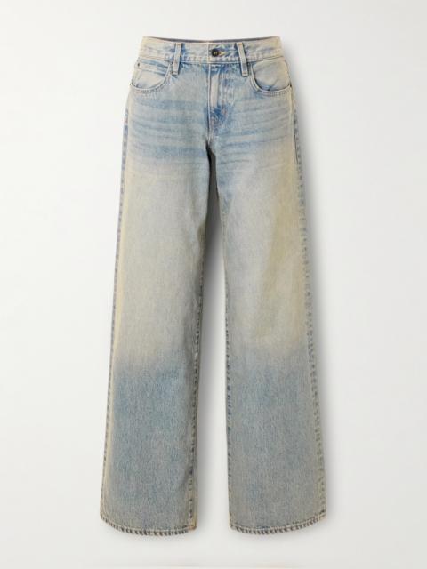 SLVRLAKE Mica Low-rise Wide-leg Jeans