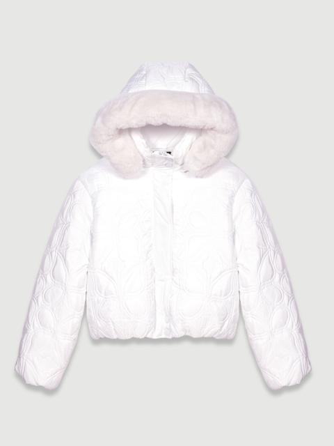 Short quilted puffer jacket