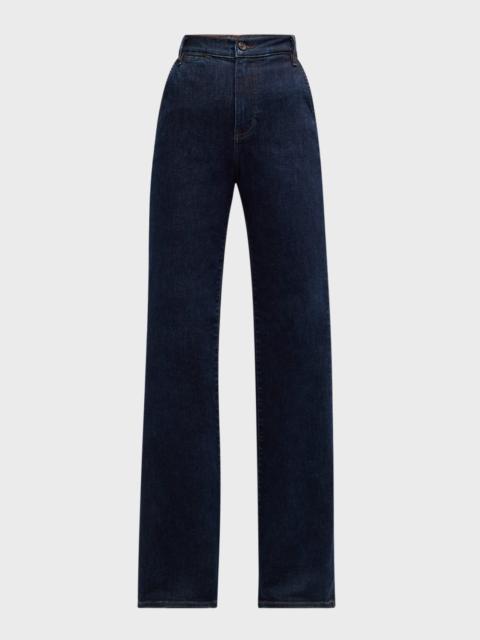 VERONICA BEARD Crosbie Wide-Leg Trouser Jeans