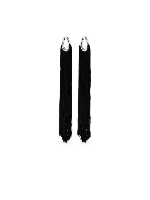 Jil Sander fringed earrings