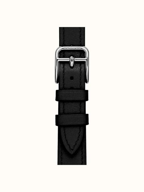 Hermès Heure H Watch Strap Single Tour, 21 x 21 mm, long
