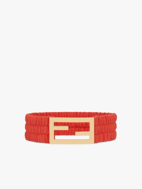 FENDI Red jersey belt
