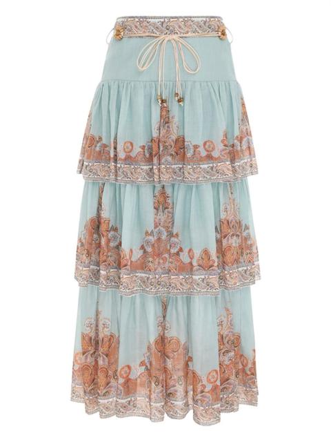 Zimmermann DEVI TIERED SKIRT