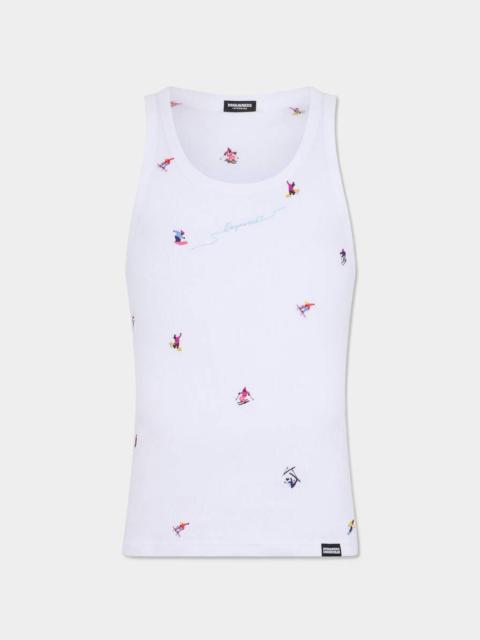 DSQUARED2 SNOWY DREAM TANK TOP