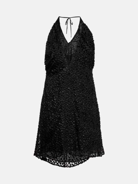 SAINT LAURENT halterneck minidress