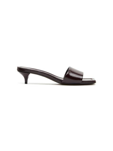 Minimal Leather Sandals brown