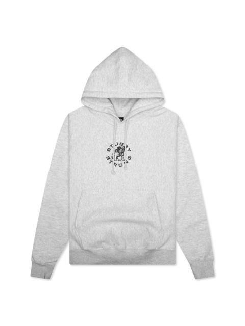 Stüssy STRONG MAC HOODIE - ASH HEATHER
