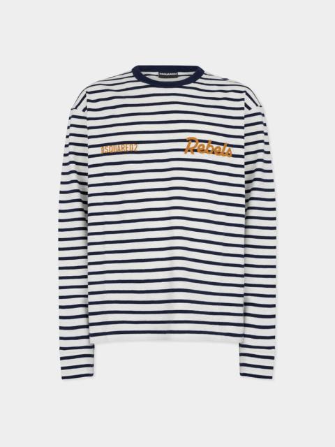 DSQUARED2 DSQUARED2 REBELS LOOSE FIT T-SHIRT