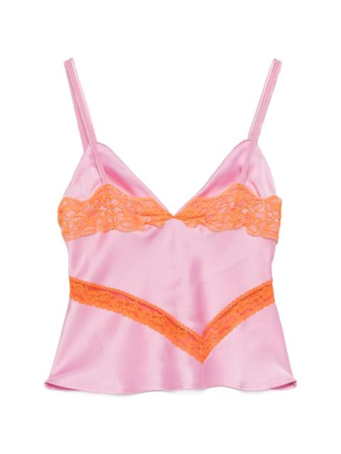 MSGM lace top