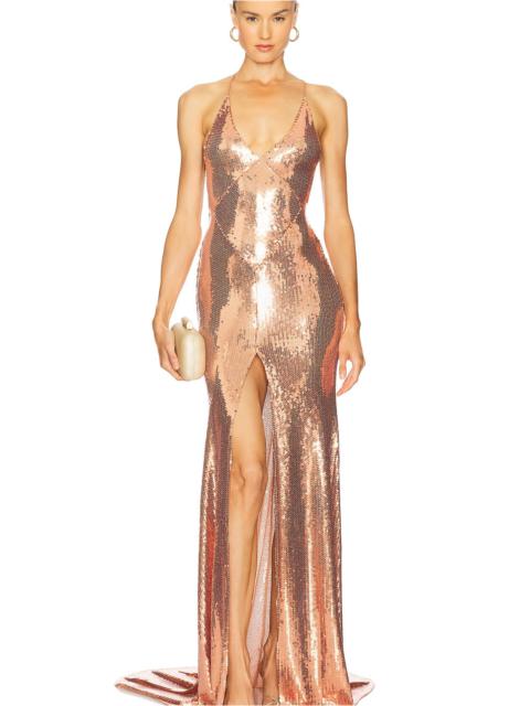 ALEX PERRY Panelled Bikini Gown