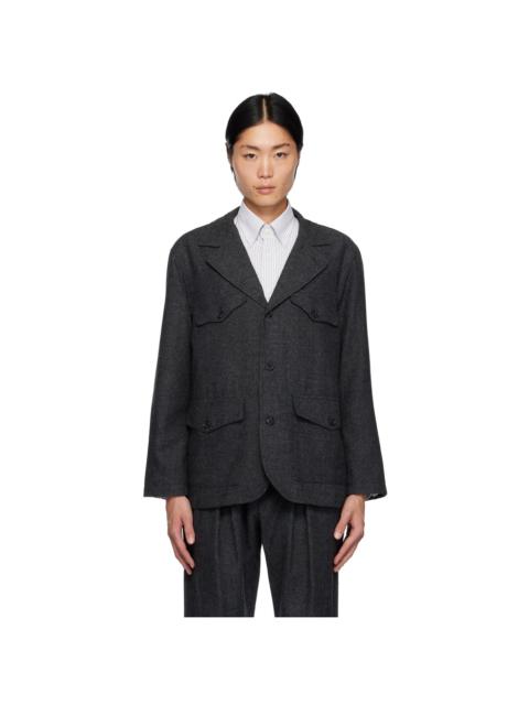 UNIFORM BRIDGE Gray Hunting Blazer