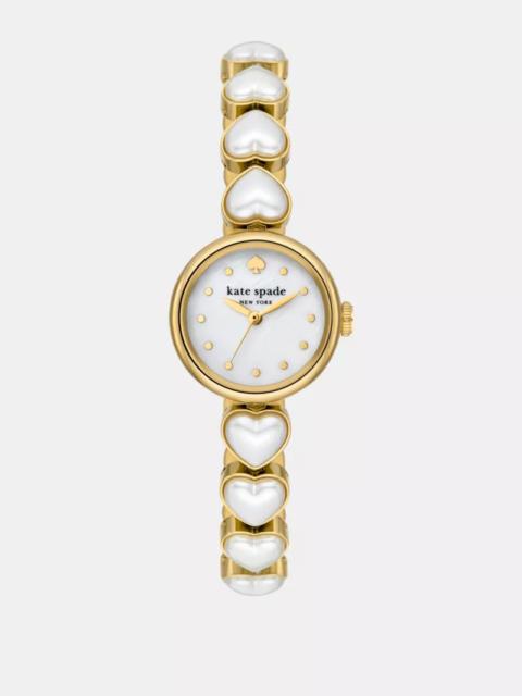 kate spade Monroe Heart Pearl Bracelet Watch