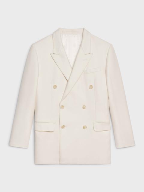 CELINE JUDE JACKET IN CASHMERE FLANNEL