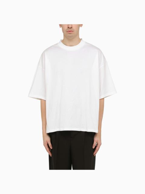 White oversize cotton T-shirt