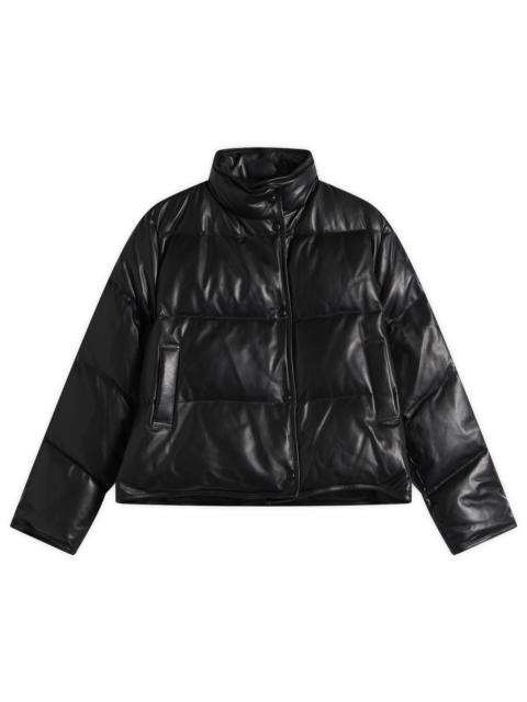 NOTHING WRITTEN Nothing Written Lambskin Leather Puffer