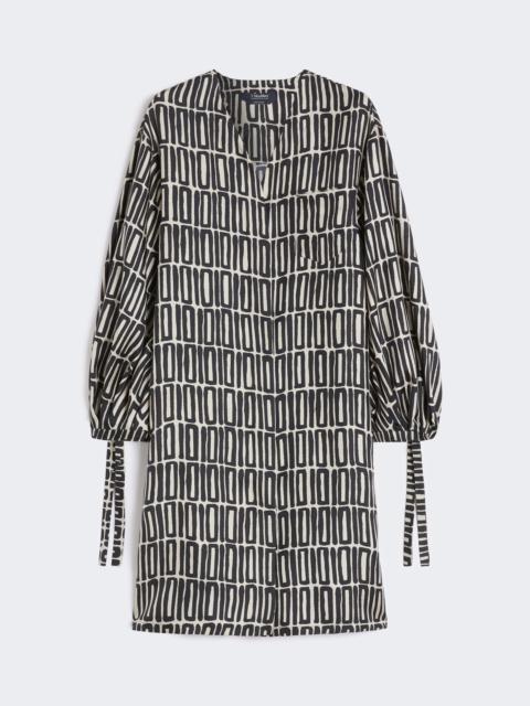 'S Max Mara OTTONE Printed silk twill dress