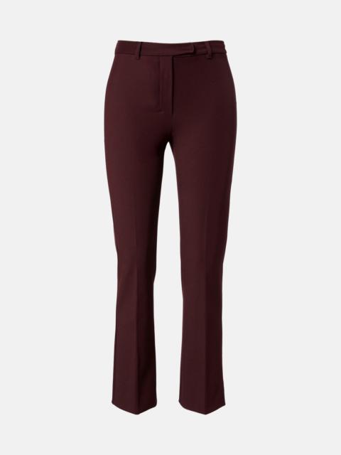 'S Max Mara Cotton-blend cropped straight pants