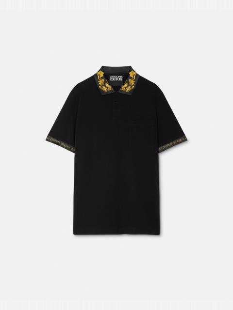 VERSACE JEANS COUTURE Outline Barocco Polo Shirt