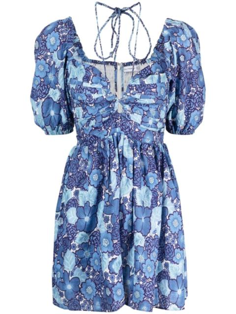 FAITHFULL Odelia floral-print linen dress