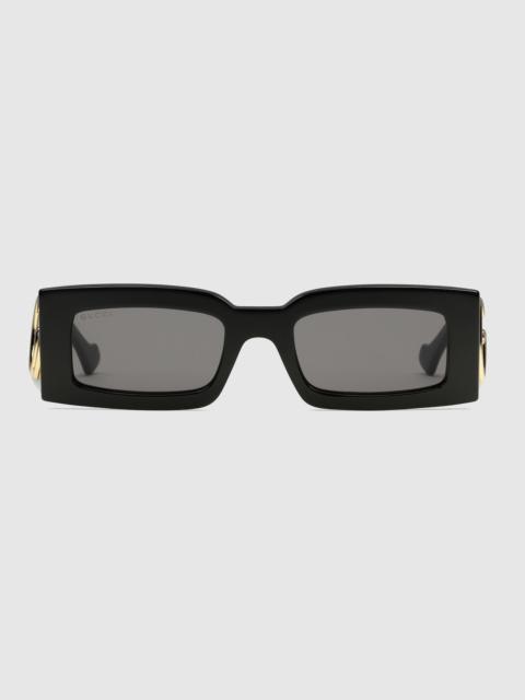 GUCCI Rectangular frame sunglasses