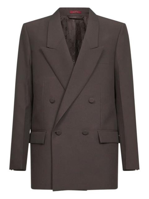 GUCCI double-breasted peak-lapels blazer