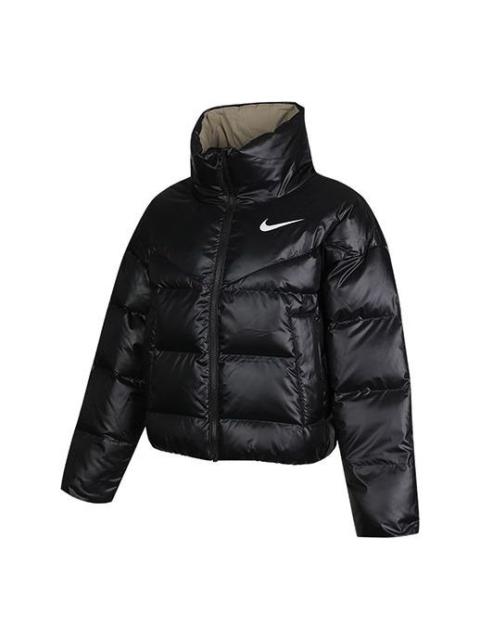 Nike (WMNS) Nike Nsw Down-fill Short Stand Collar Windproof Down Jacket Black CU5814-010