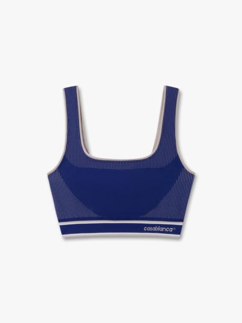 CASABLANCA Blue Seamless Bralette