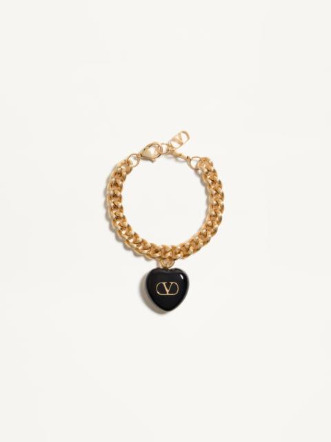 Valentino COEUR ROYAL METAL AND ENAMEL BRACELET