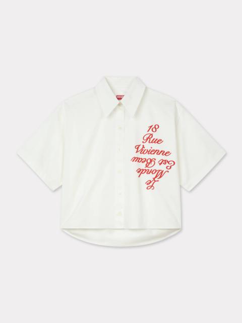 KENZO 'KENZO Varsity' shirt in poplin cotton