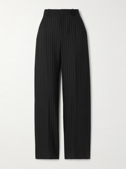 WARDROBE.NYC Pinstriped Wool-twill Straight-leg Pants